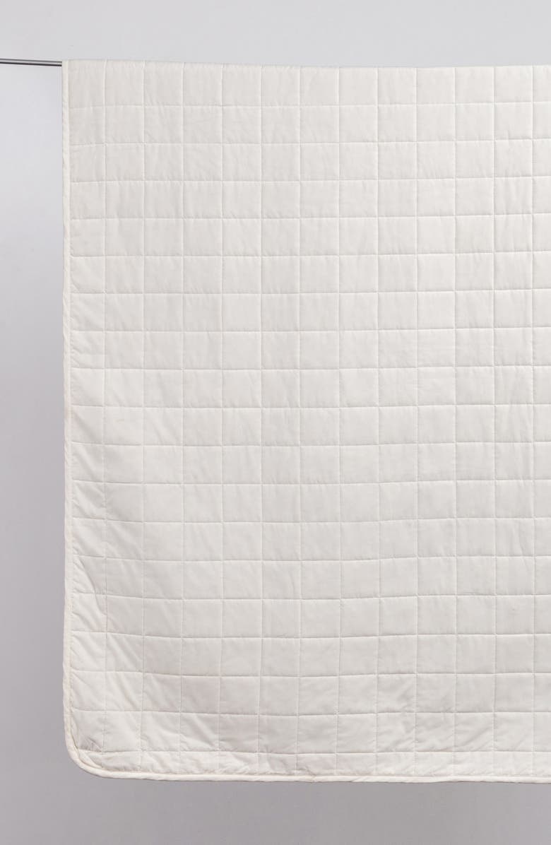 Woven & Weft Two-Tone Reversible Quilt Set, Alternate, color, Cream / Sand