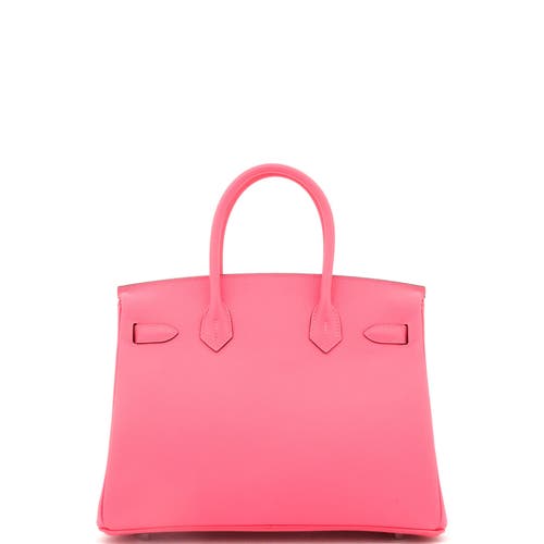 Pre-owned Hermes Hermes Birkin Handbag Pink Epsom With Palladium Hardware 30 In Pink
