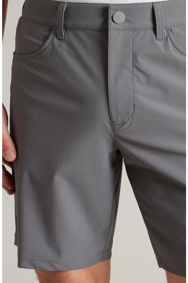 Momentum Water Repellent 9-Inch Golf Shorts, Alternate, color, SMOKE