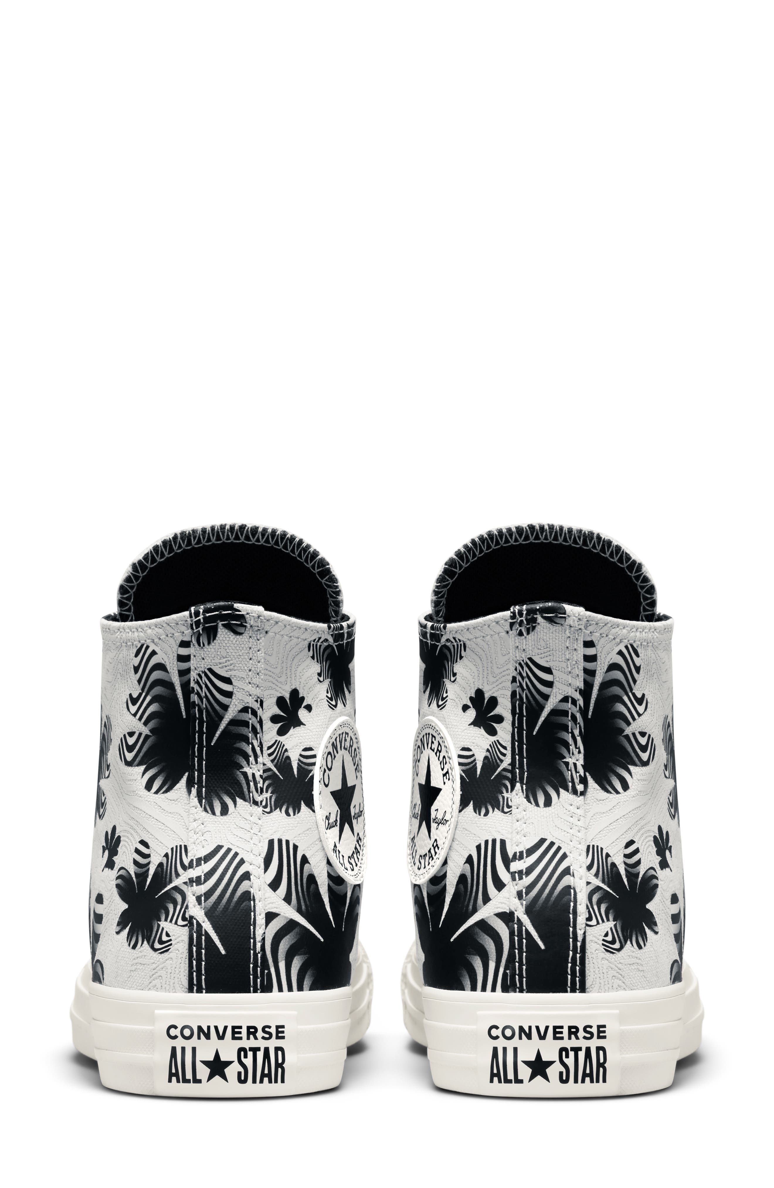 Converse Chuck Taylor<sup>®</sup> All Star<sup>®</sup> Hi Heatwave Floral Sneaker, Alternate, color, 