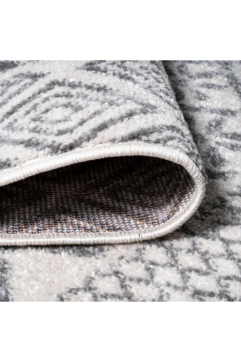 Athens Modern Geometric Boho Area Rug, Alternate, color, Gray/Cream