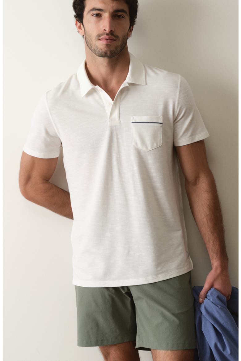 Air Pocket Polo, Alternate, color, WHITE