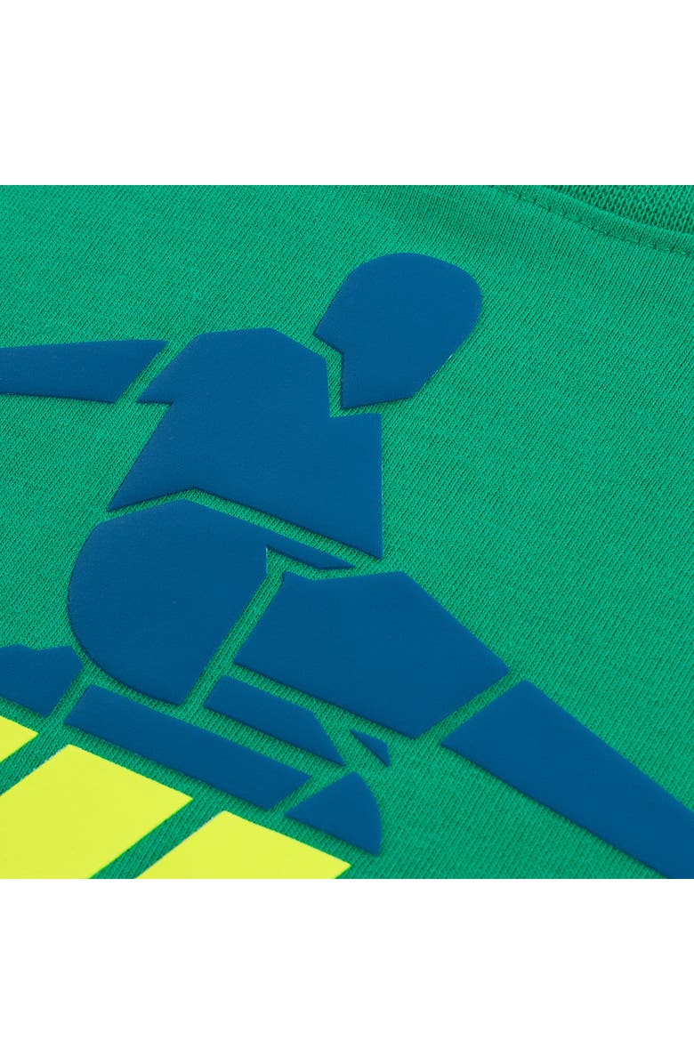 Nike Kids' Kick Graphic Cotton Blend T-Shirt, Alternate, color, Stadium Green