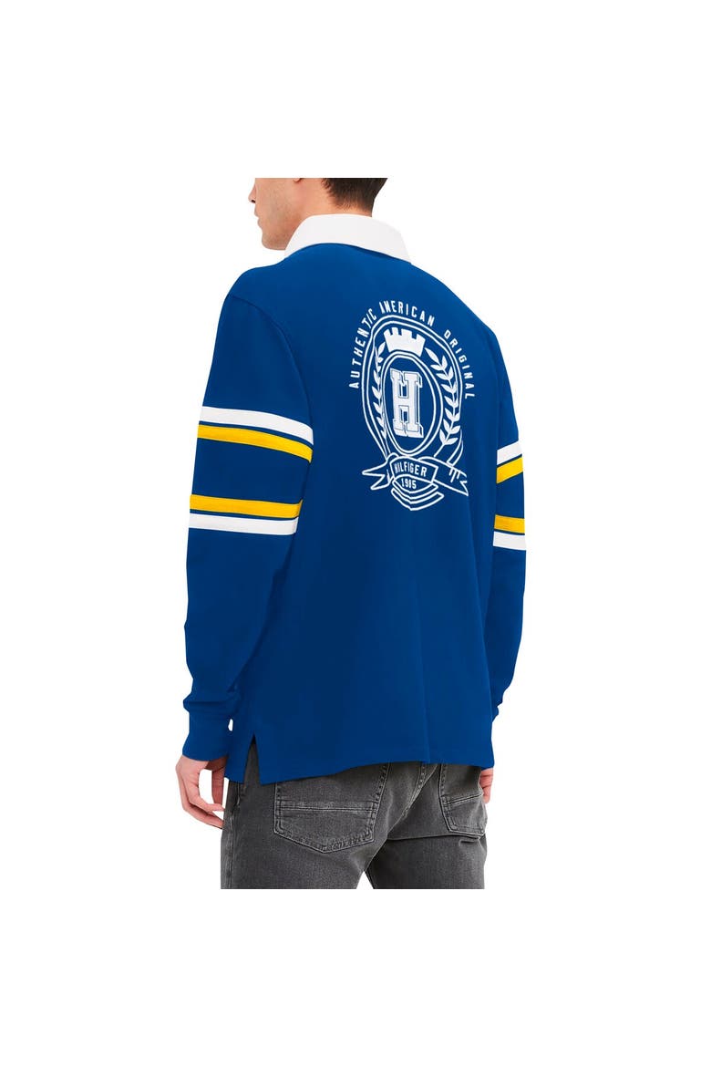Men's Tommy Hilfiger Royal Los Angeles Rams Cory Varsity Rugby Long Sleeve T-Shirt, Alternate, color, Royal