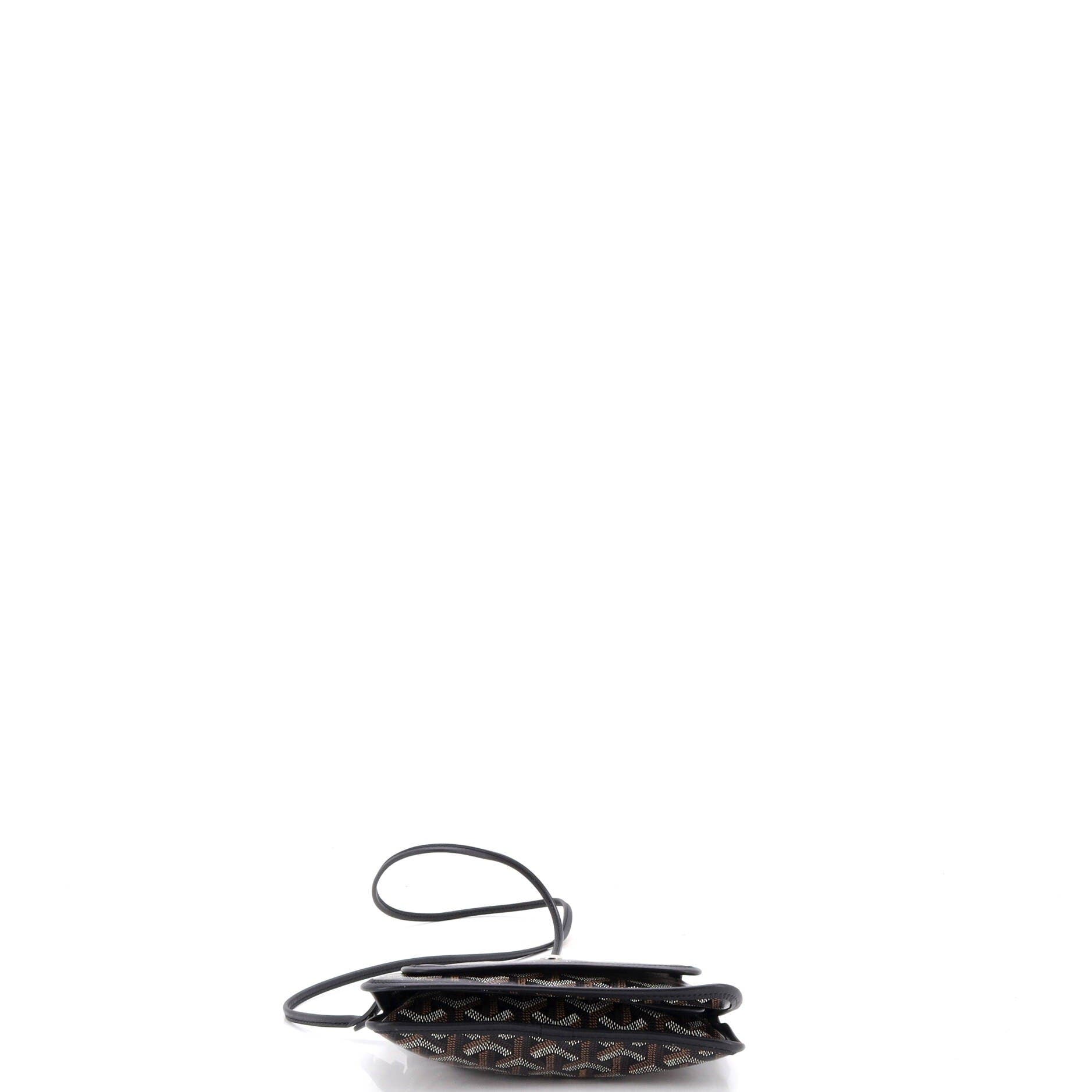 Plumet Clutch Wallet Coated Canvas, Alternate, color, Black