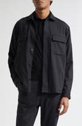 Sunspel Stretch Virgin Wool & Cashmere Flannel Overshirt