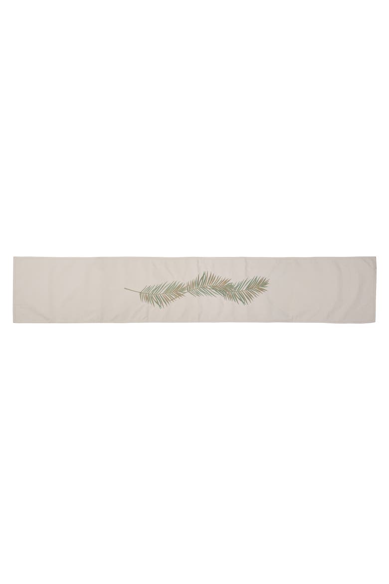 Palm Indoor/Outdoor Table Runner 13.5" x 72", Main, color, Beige