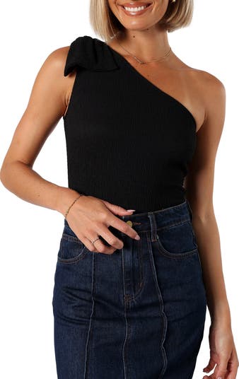 Jordana One-Shoulder Bodysuit