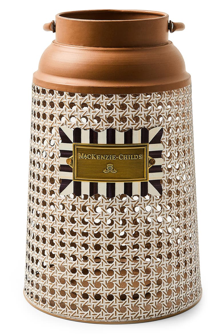 Cane Small Lantern, Alternate, color, BEIGE