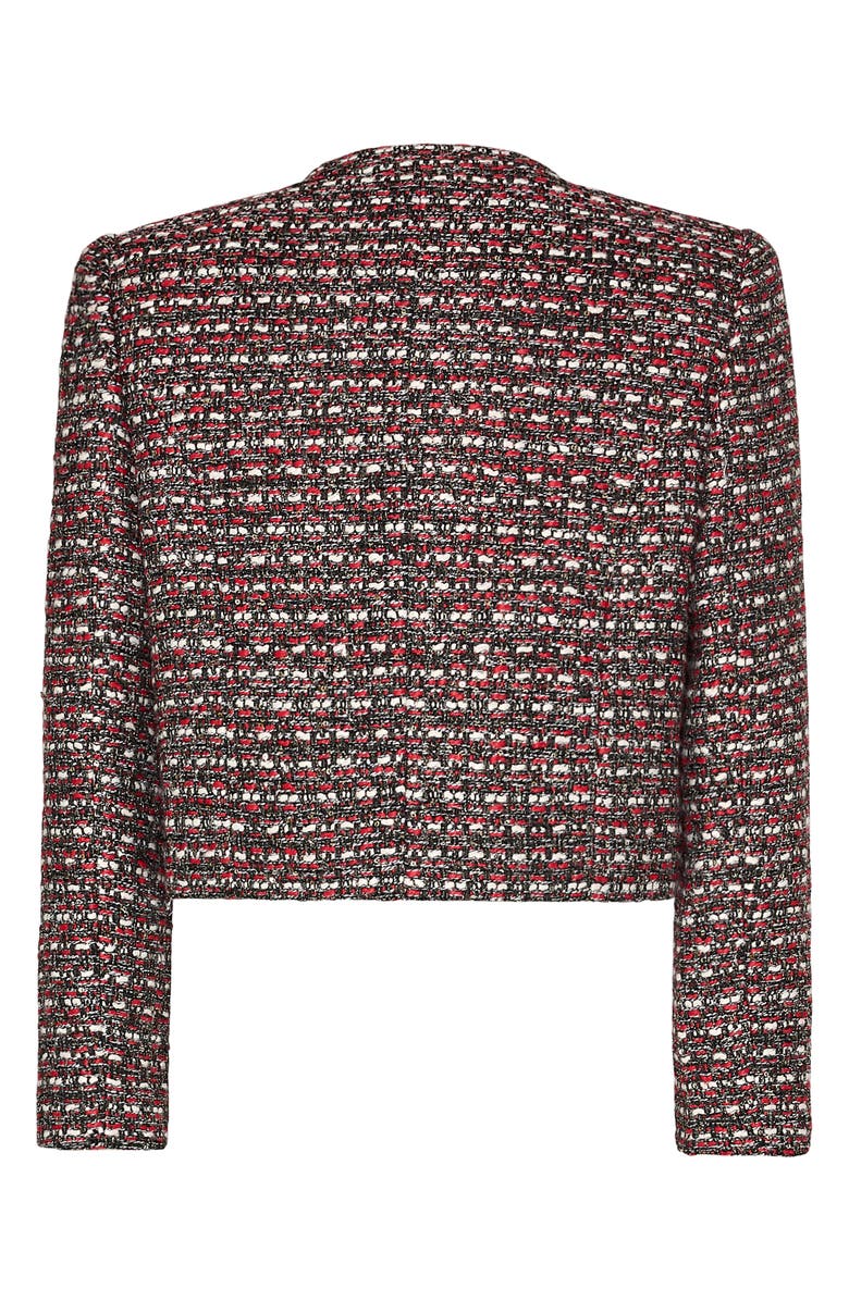 Milly Amaya Rhinestone Embellished Tweed Blazer, Alternate, color, 