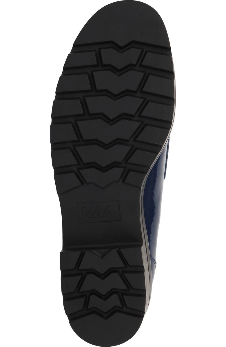 MIA Yoani Lug Sole Penny Loafer, Alternate, color, Navy