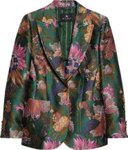 Etro Floral Jacquard Blazer