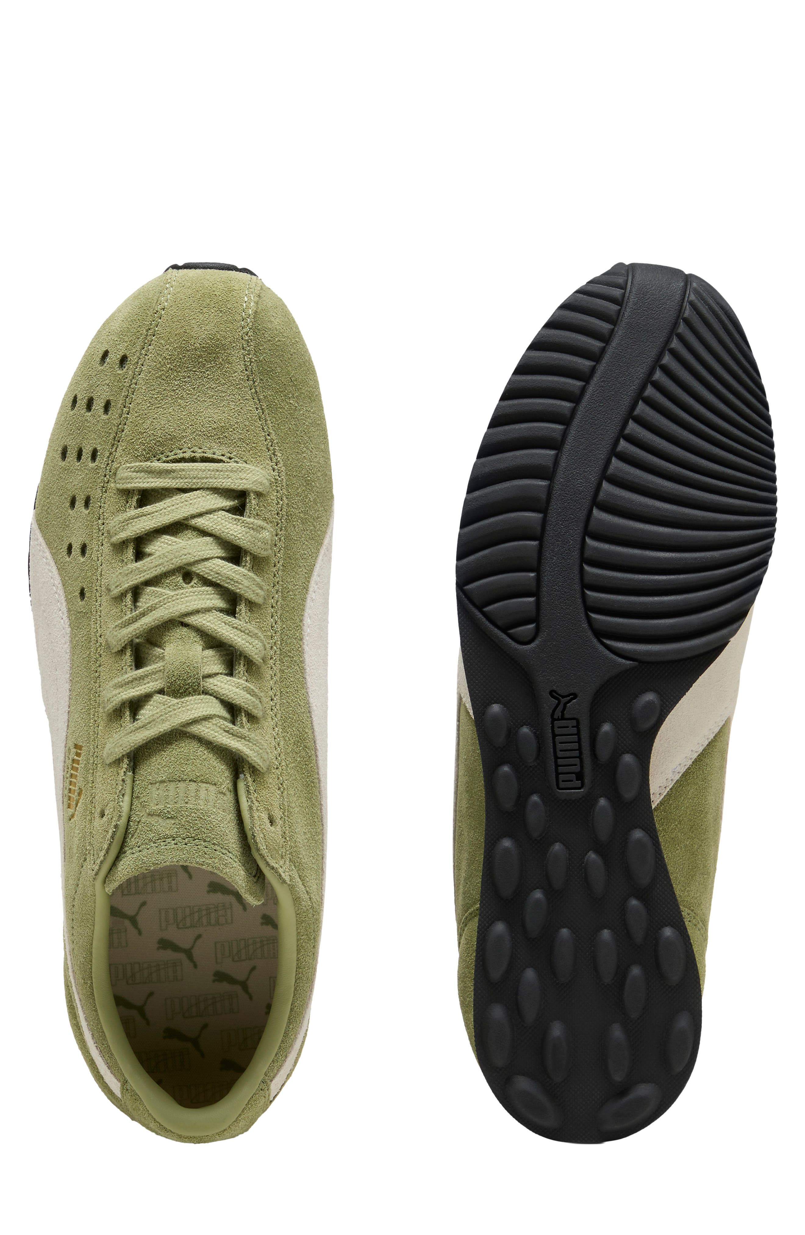 Sprint Suede Sneaker, Alternate, color, CALMING GREEN/ WARM WHITE