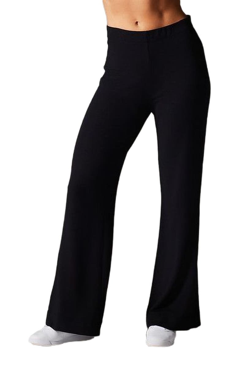 Tavi Cozy Luxe Wide Leg Pant, Alternate, color, Ebony