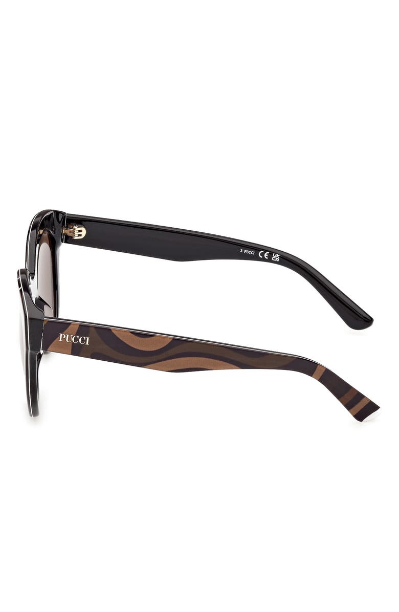 Emilio Pucci 53mm Geometric Sunglasses, Alternate, color,