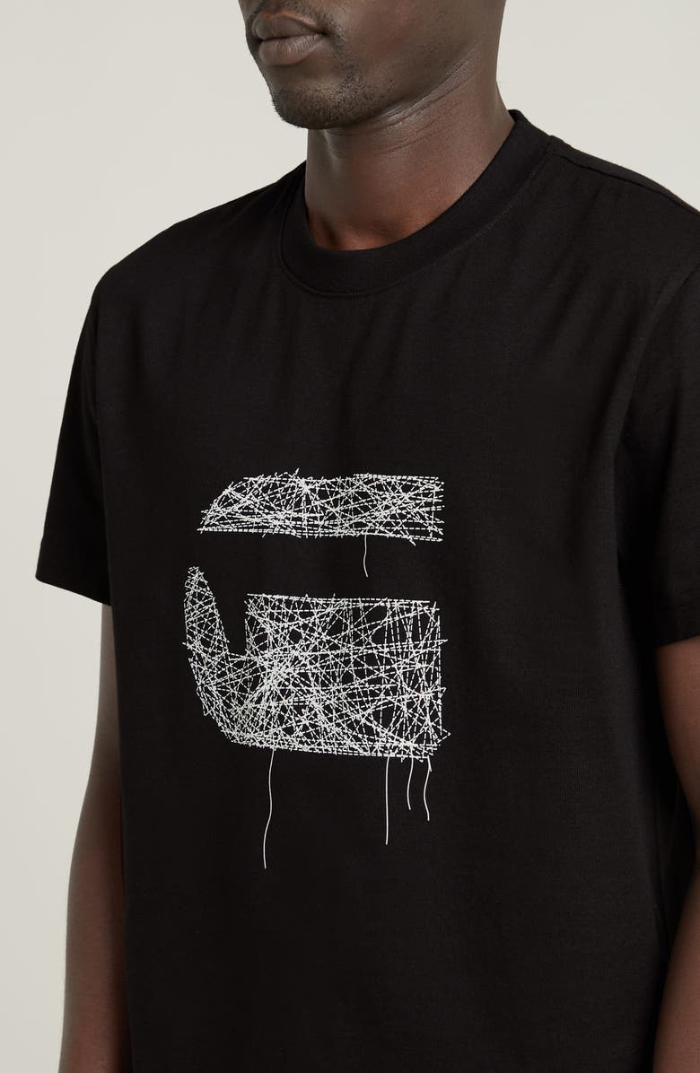 G-STAR Stitch Burger Organic Cotton Graphic T-Shirt, Alternate, color, 