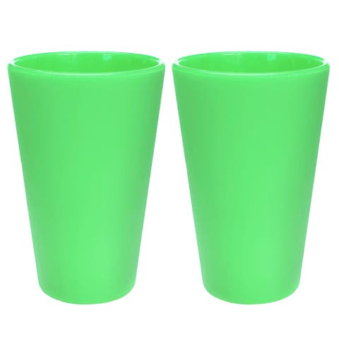 Silicone Pint Glasses 16oz 2 Pack