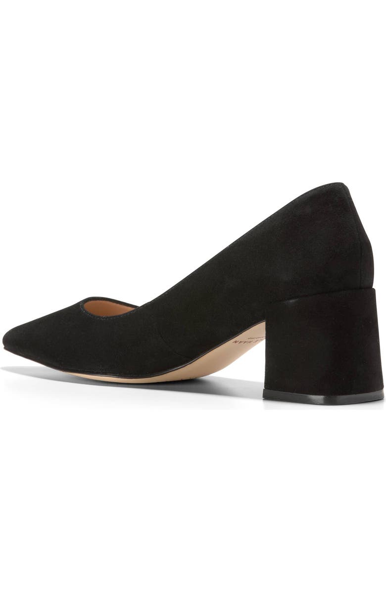 Cole Haan Cassandra Pointed Toe Pump, Alternate, color, Black Suede