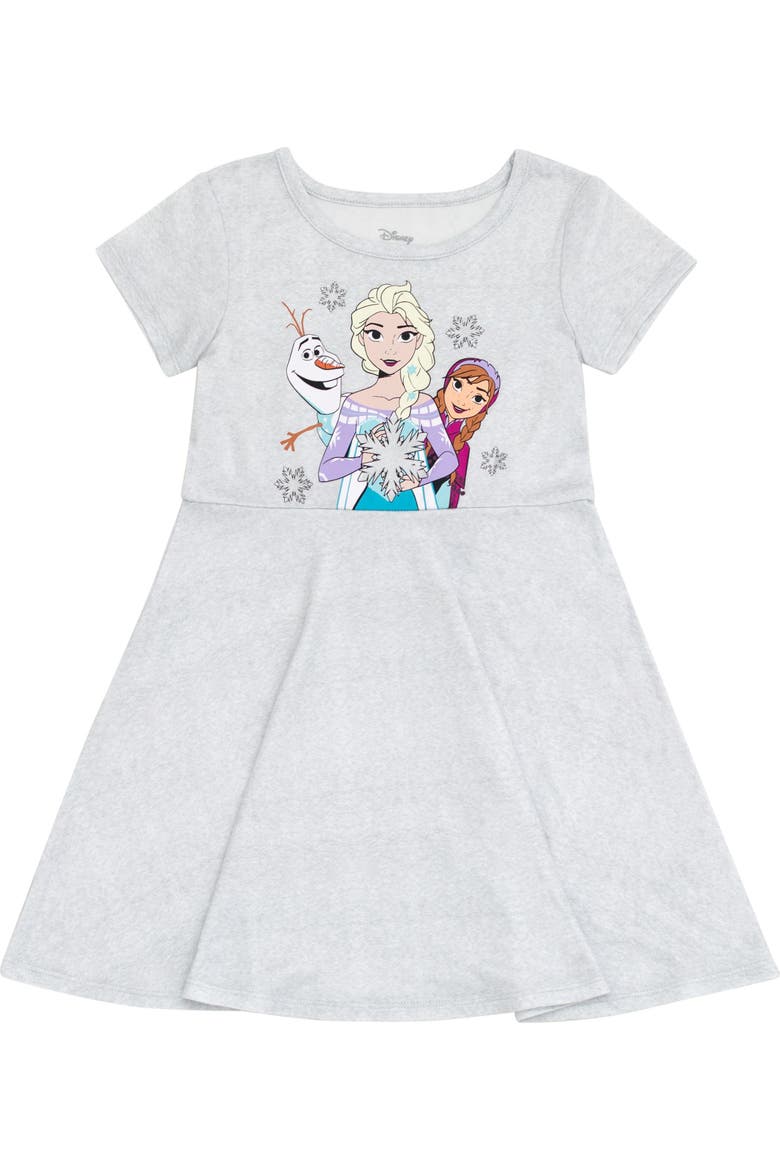 Frozen 2-Pack Skater Dresses, Alternate, color, Anna Elsa Purple Grey