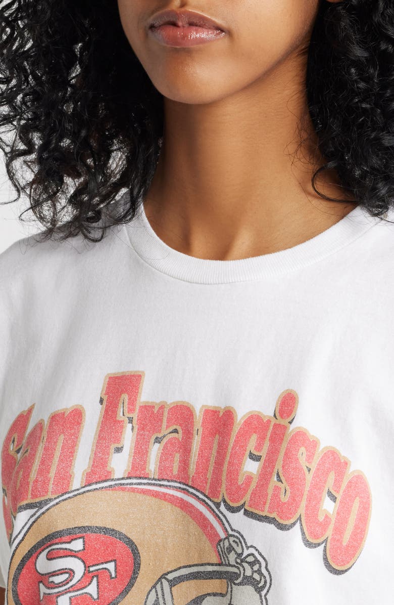 Junk Food San Francisco 49ers Helmet Cotton Graphic T-Shirt, Alternate, color, 