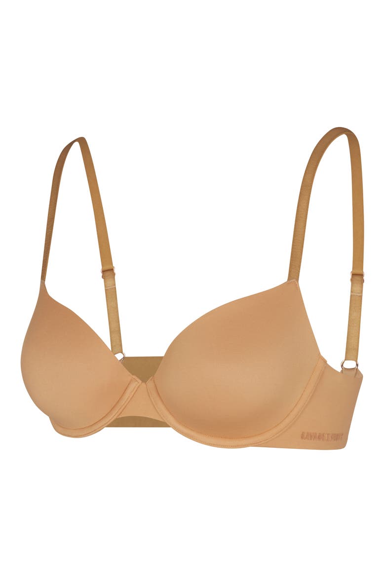 Soft N' Savage Padded Demi Bra, Alternate, color, SWEET LATTE NUDE
