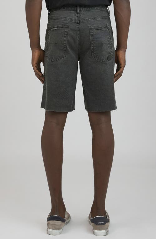 Shop Prps Denali Cutoff Denim Shorts In Black