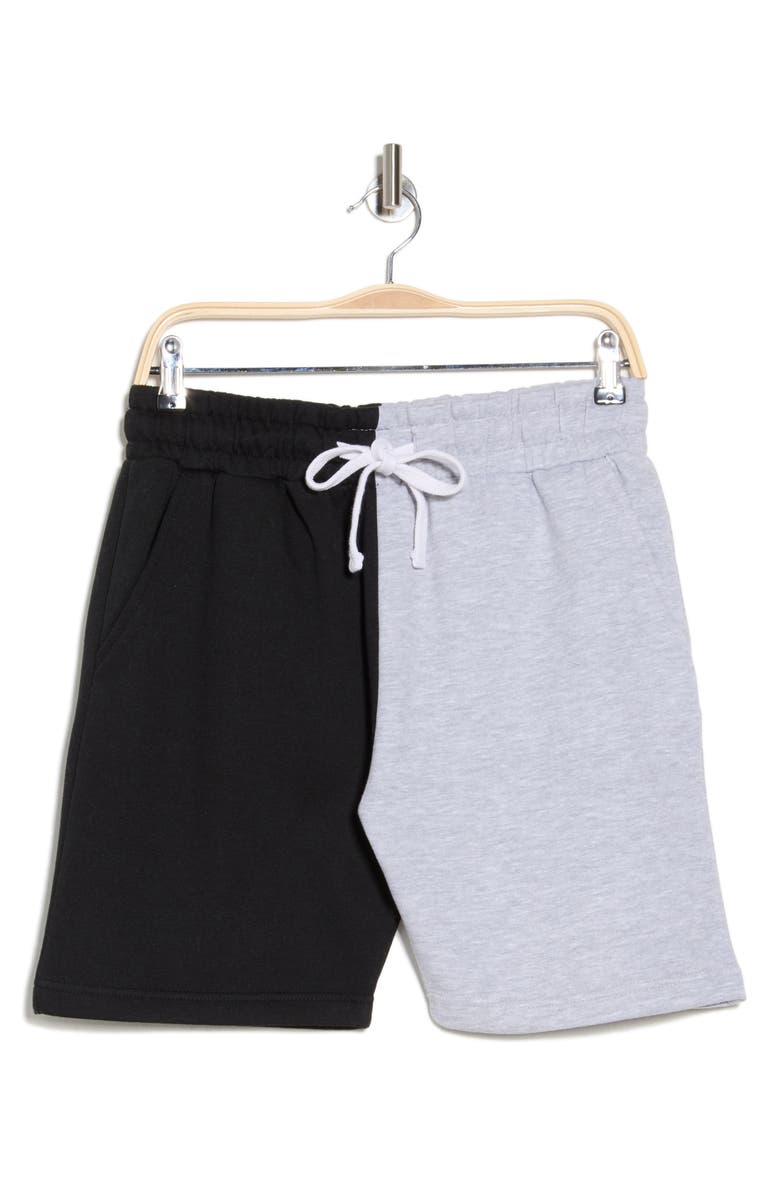 FLEECE FACTORY Split Cotton Blend Shorts, Alternate, color, 