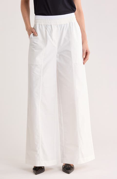 Olly Double Waistband Wide Leg Pants