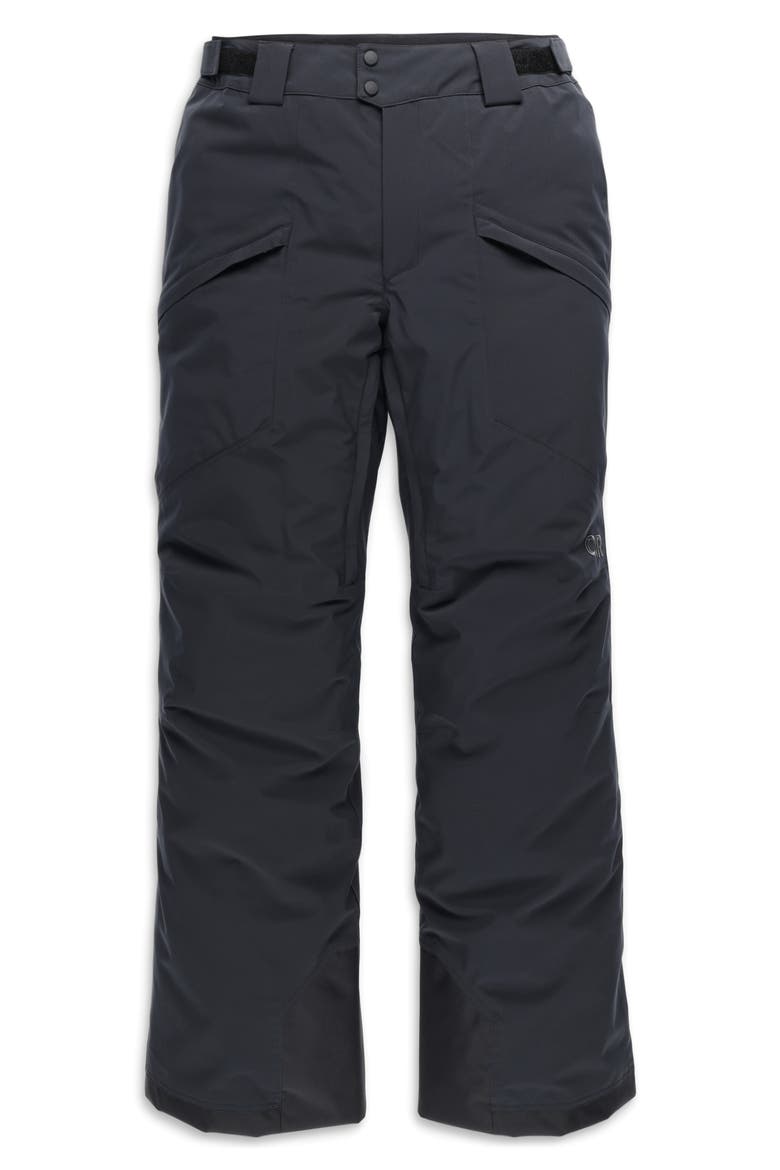 Snowcrew Waterproof & Windproof Insulated Snow Pants, Alternate, color, BLACK