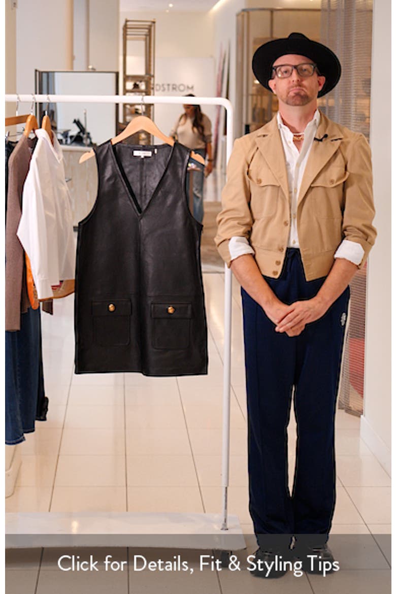 The Pinafore Leather Minidress video