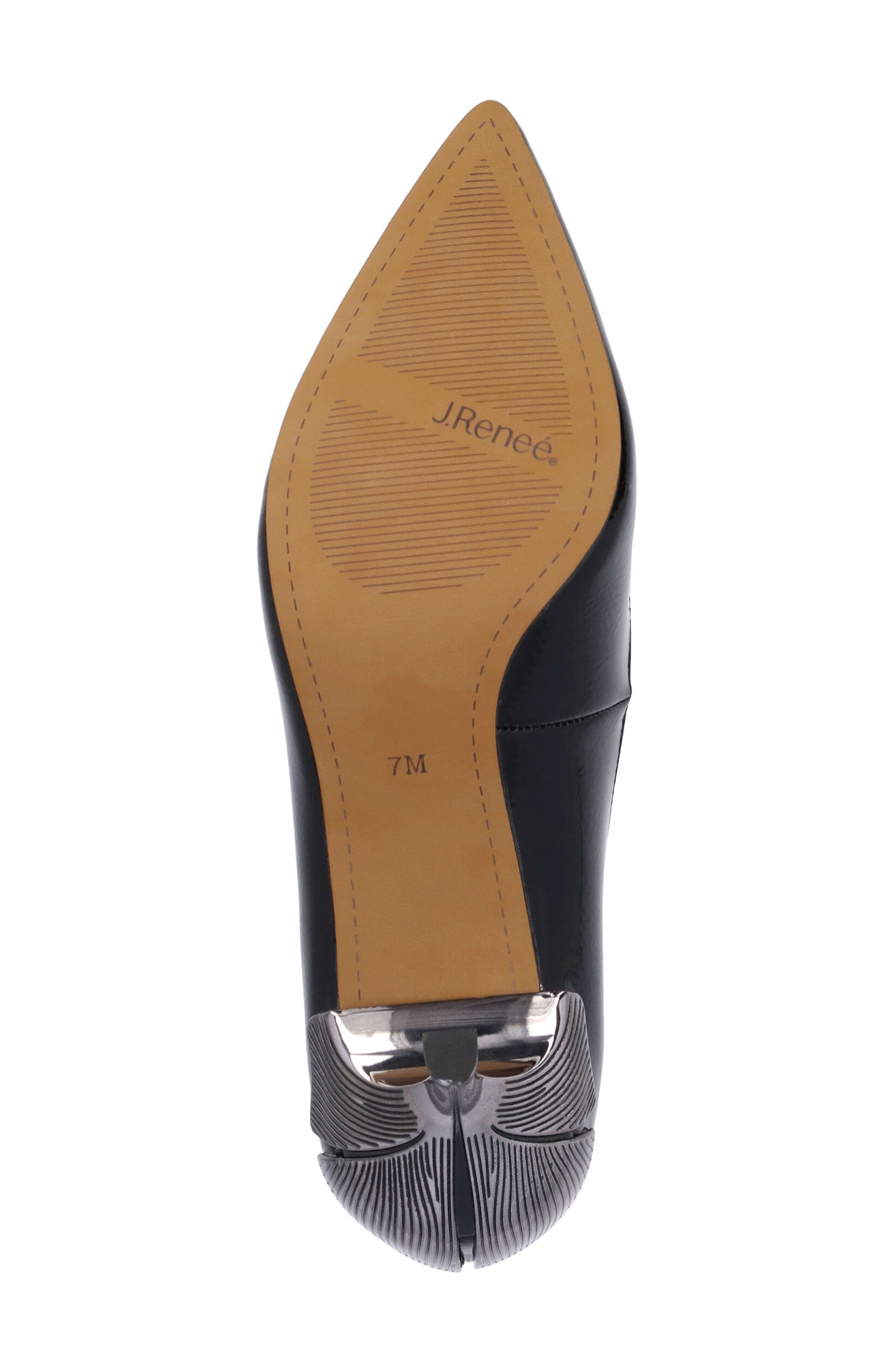 J. Reneé Tacy Pointed Toe Pump, Alternate, color, Black