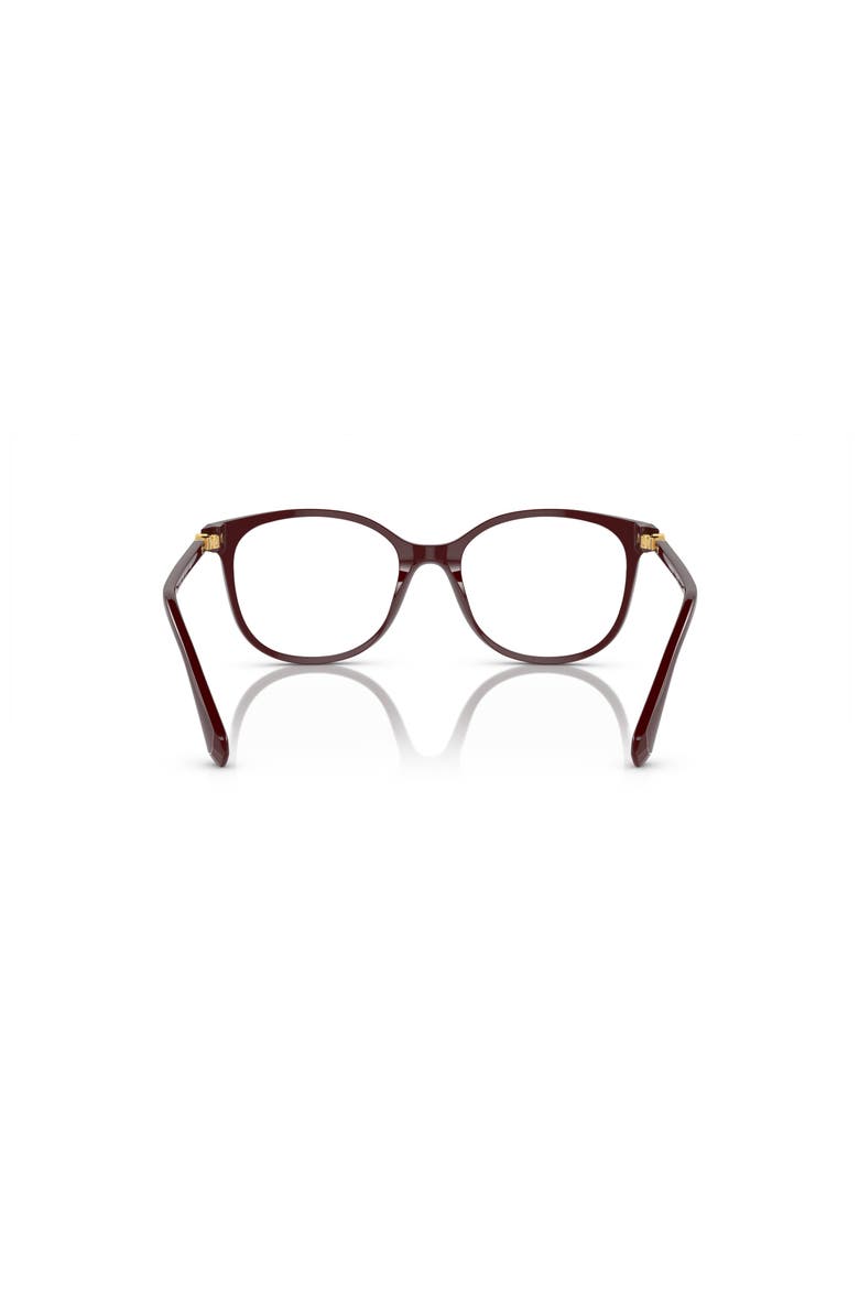 51mm Square optical glasses, Alternate, color, Red