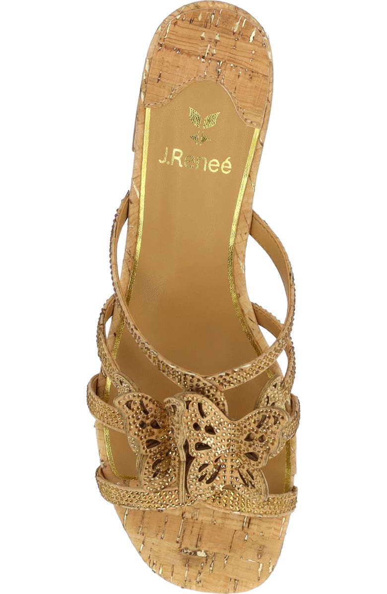 J. Reneé Butterfly Block Heel Sandal, Alternate, color,