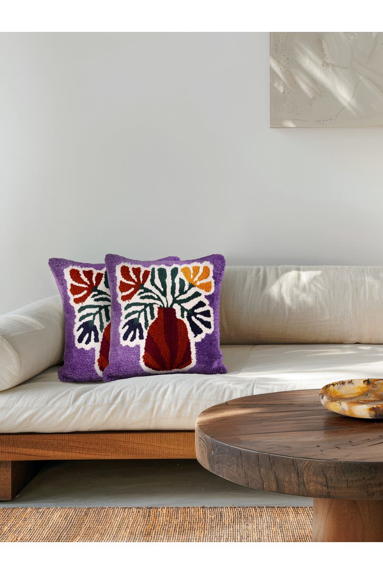 Vollard Throw Pillow Cover, Alternate, color, Multicolored