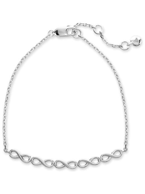 Devata Infinity Chain Bracelet In Silver