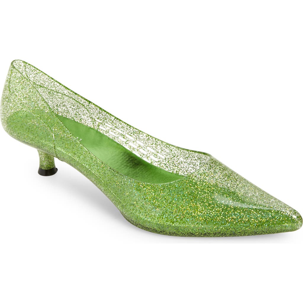 Jeffrey Campbell Millenni Pointed Toe Kitten Heel Pump