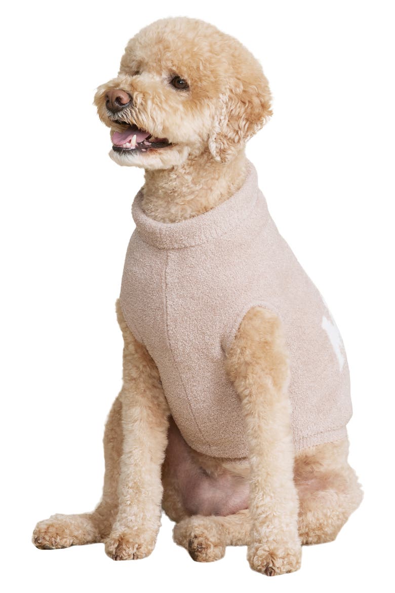 CozyChic® Lite® Malibu Pet Sweater, Alternate, color, TAUPE-CREAM