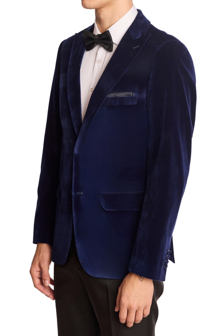 Kyle Slim Fit Velvet Dinner Jacket, Alternate, color, DUSK VELVET
