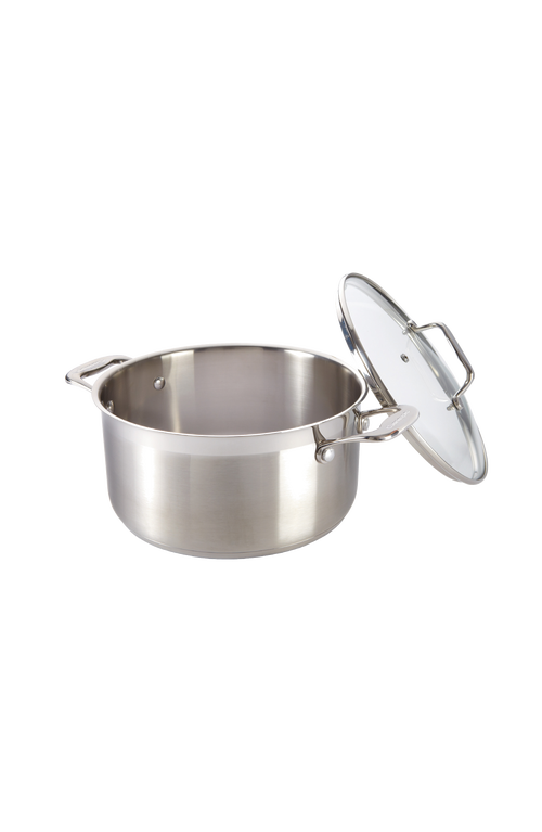 Cuisine::pro ® Iconix® Casserole With Lid 9.5" In Silver