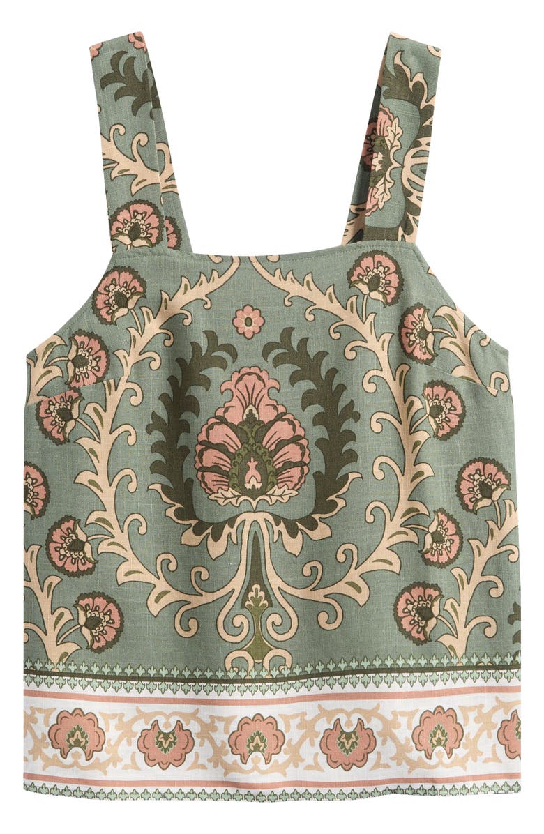 Sanctuary Button Back Sleeveless Top, Alternate, color, Mezzo Sage