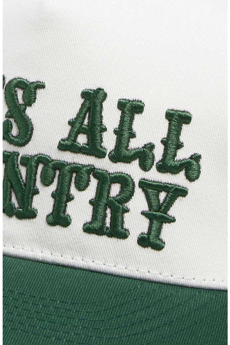 She's All Country Cotton Twill Baseball Cap, Alternate, color, PINE GREEN/ NATURAL