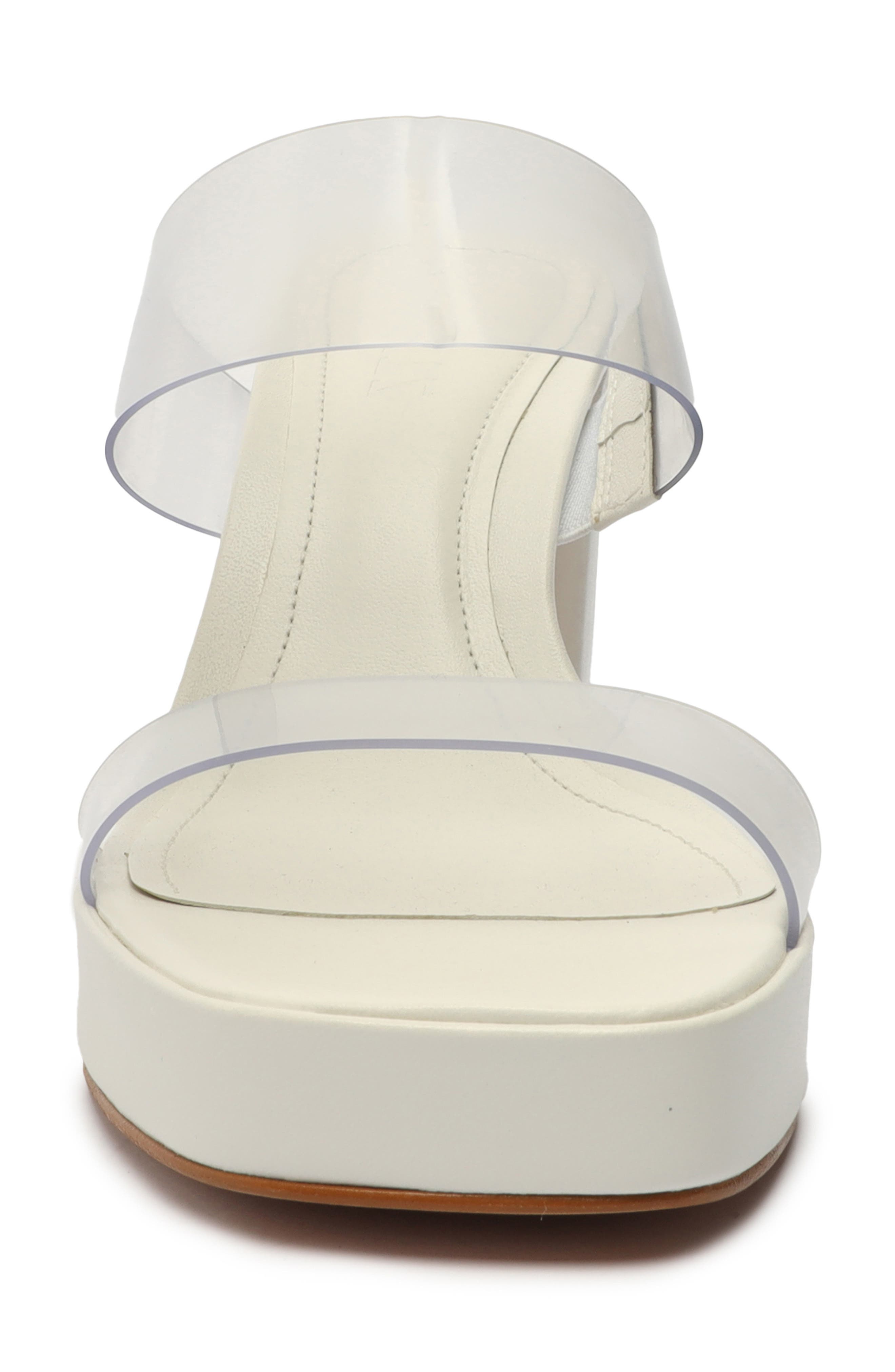 Ariella Platform Sandal, Alternate, color, TRANSPARENTE/WHITE