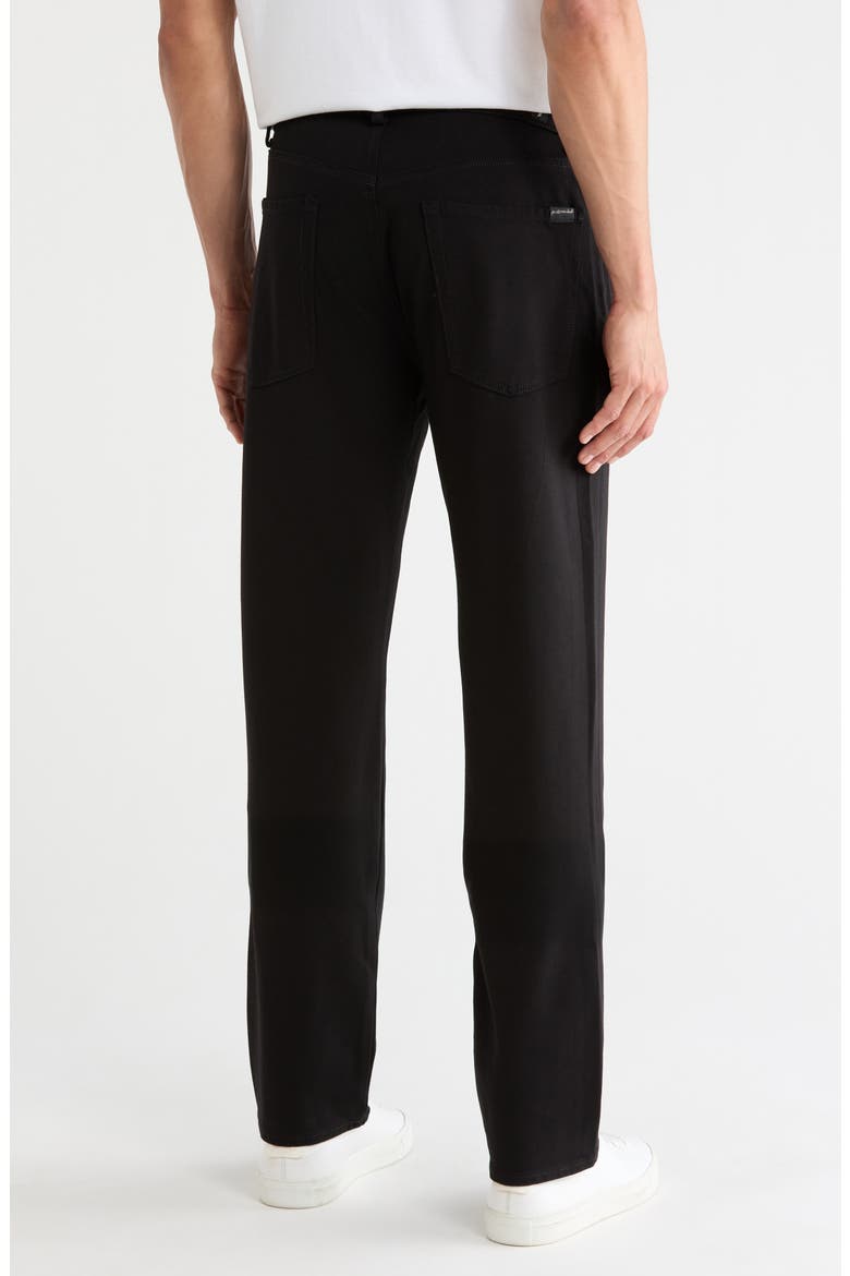 The Straight Double Knit Straight Leg Jeans, Alternate, color, DOUBLE KNIT BLACK