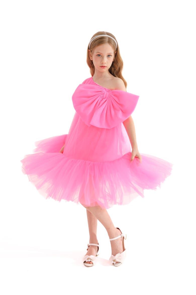 Maggi Dress, Alternate, color, Neon Pink