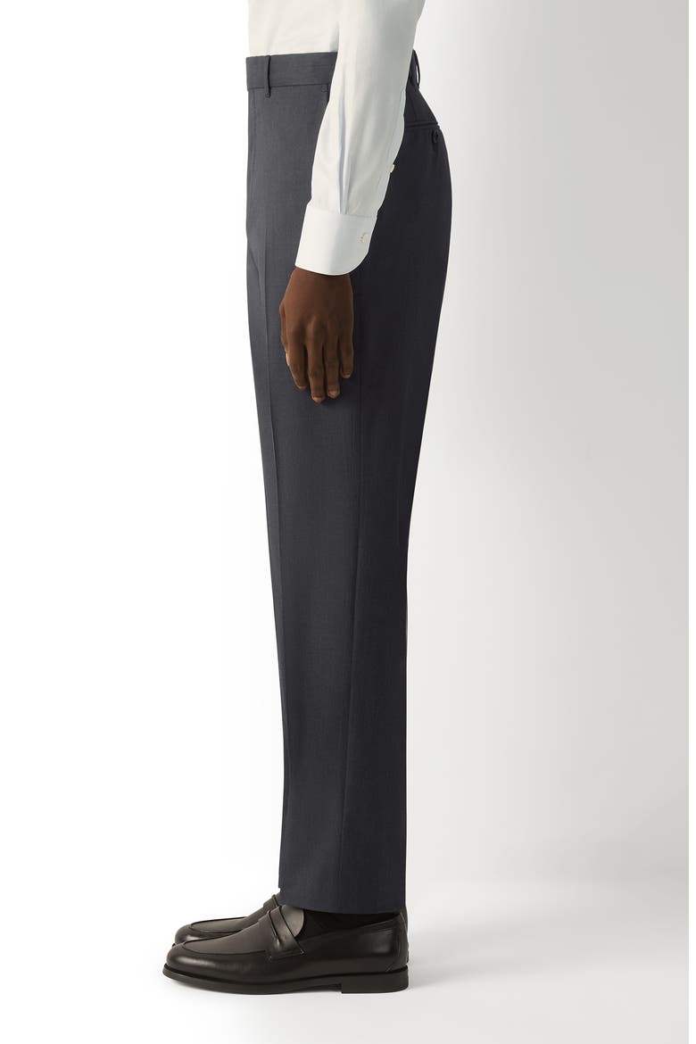 Wool Trousers, Alternate, color, DARK GREY SOLID