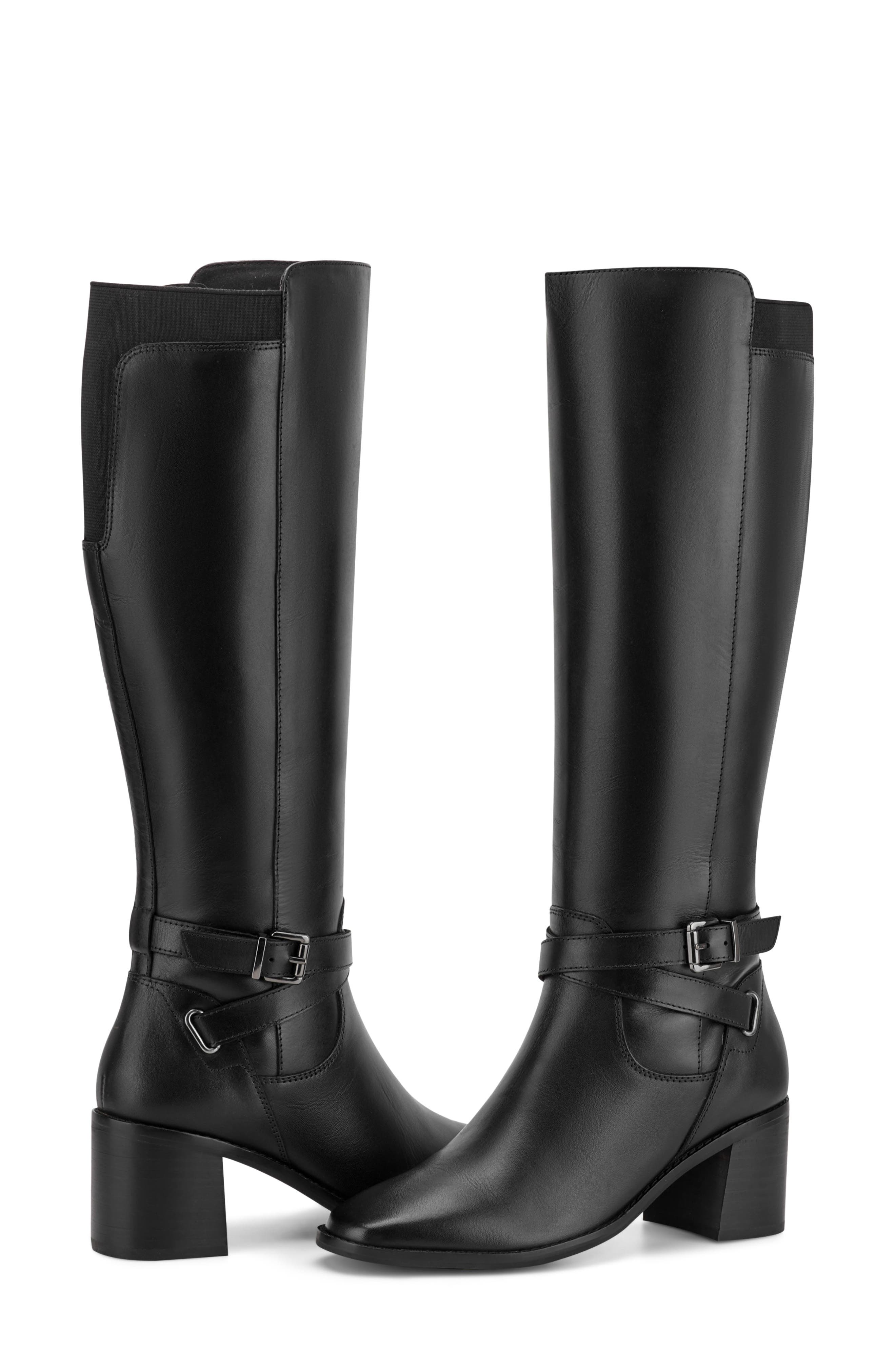 Easy Spirit Noma Knee High Boot, Alternate, color, Black