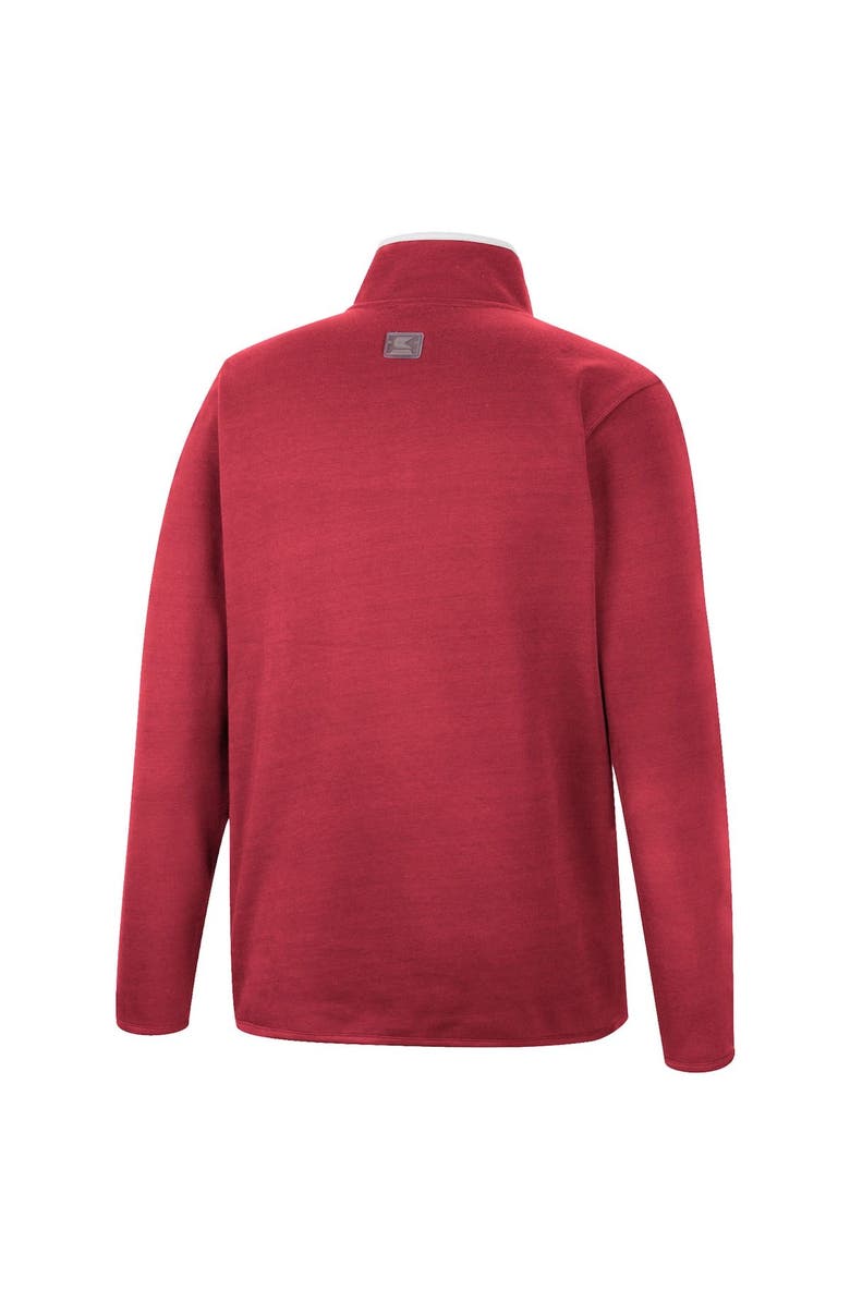 COLOSSEUM Men's Colosseum Crimson Alabama Crimson Tide Rebound Quarter-Snap Jacket, Alternate, color, Crimson