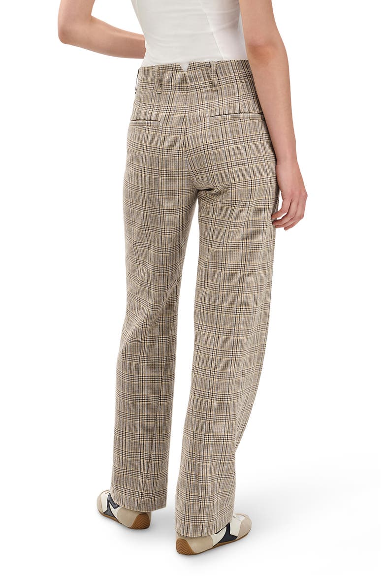 Shea Plaid Wool Blend Pants, Alternate, color, TNMLT