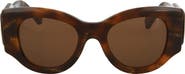 Balenciaga 50mm Oval Sunglasses