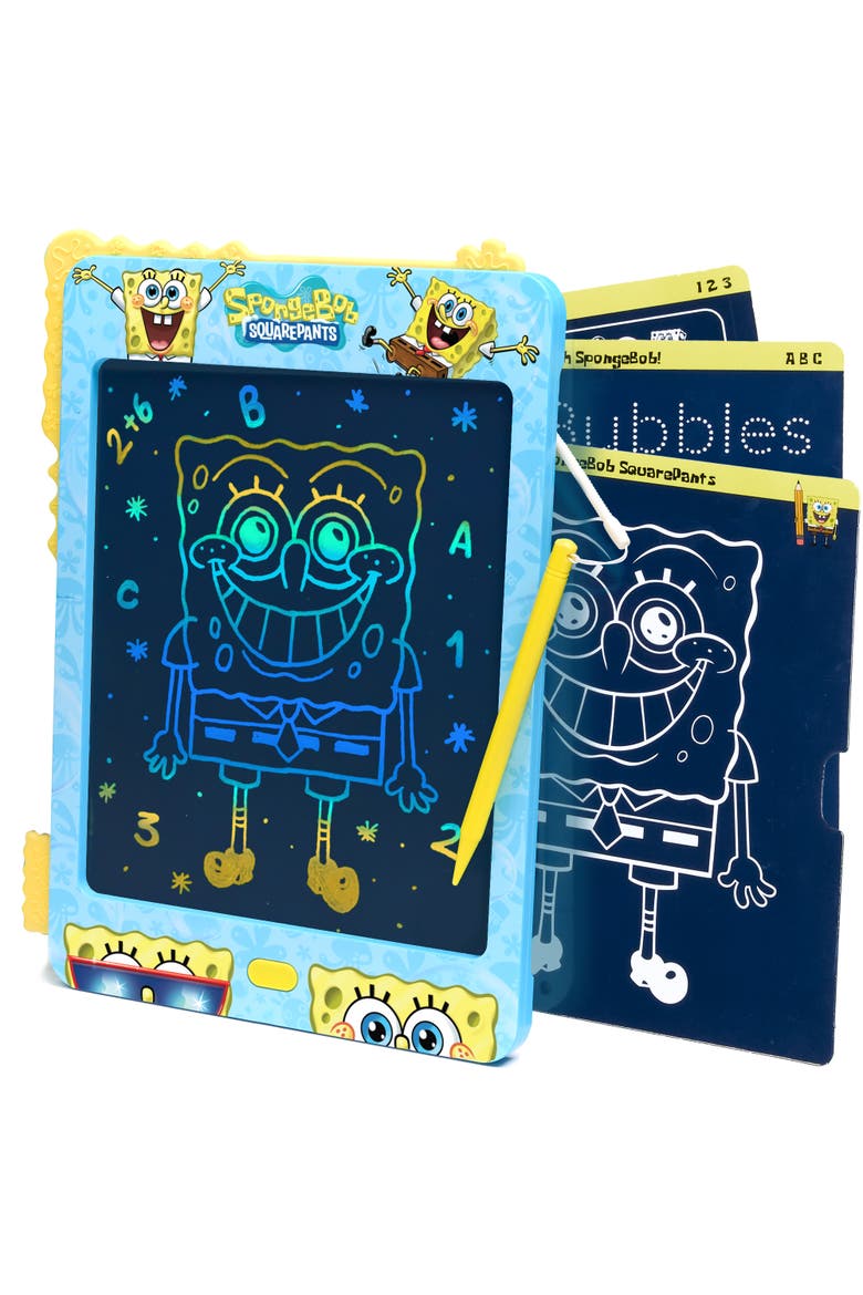 Spongebob Lcd Doodle Writing Tablet, Main, color, Blue